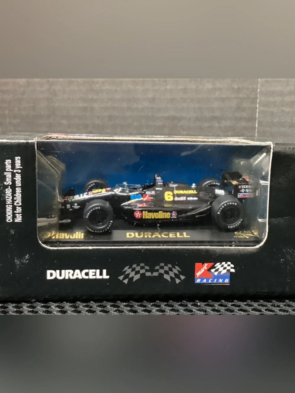 Duracell Kmart #6 1999 havoline Black Racing Car Model - Collectible Display